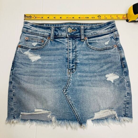 American Eagle Outfitters Hi Rise Mini Size 6 - Picture 2 of 8